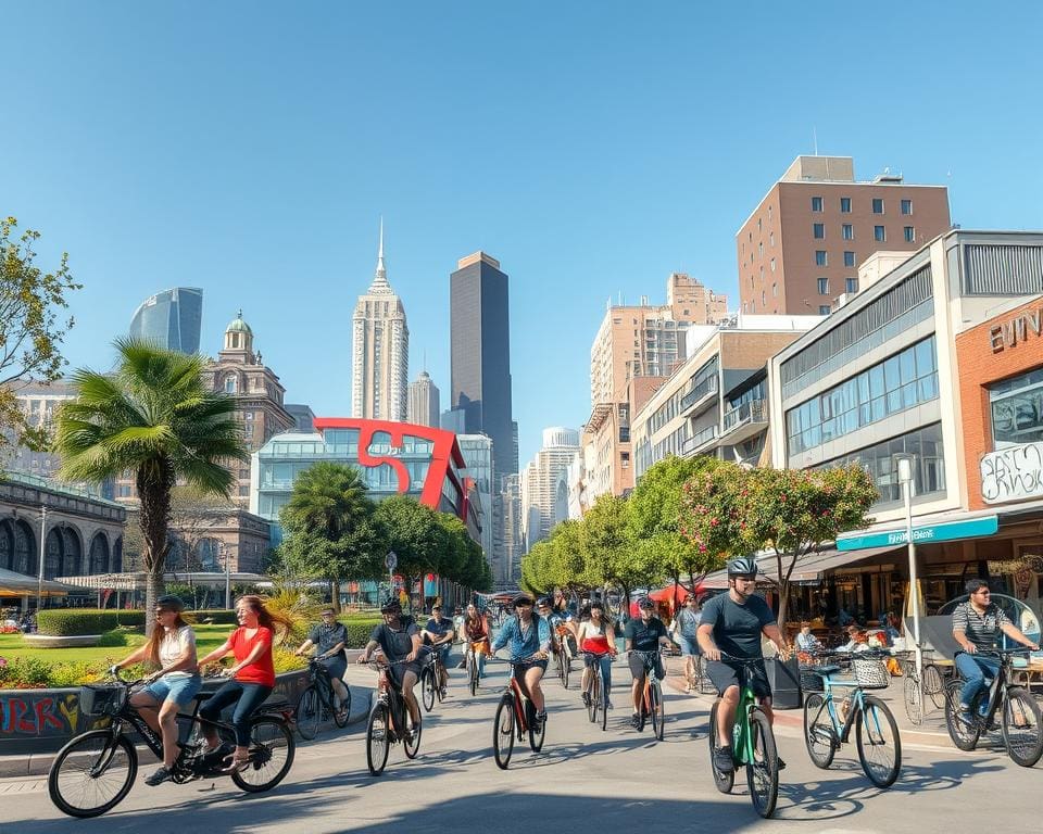 Fahrradtouren in der Stadt