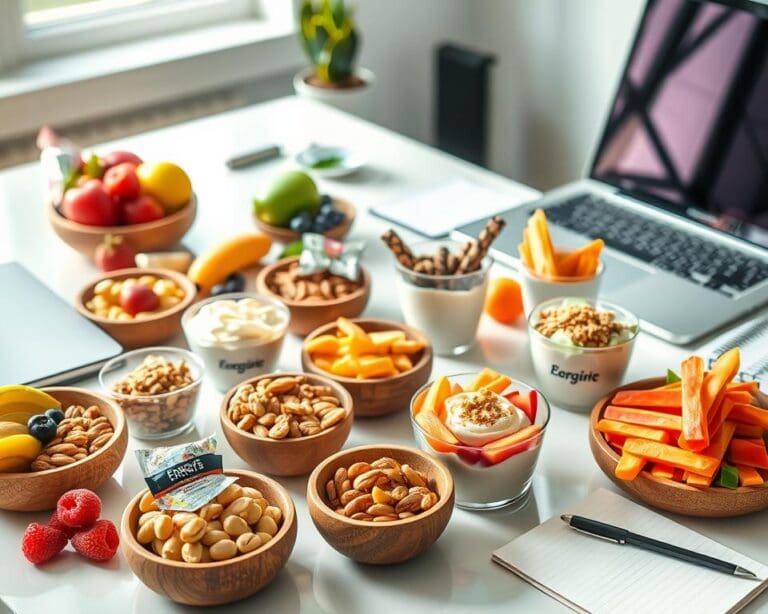 Gesunde Snacks für den Büroalltag