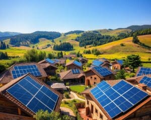 Können Solarpanels die Energieproduktion in Dörfern verbessern?