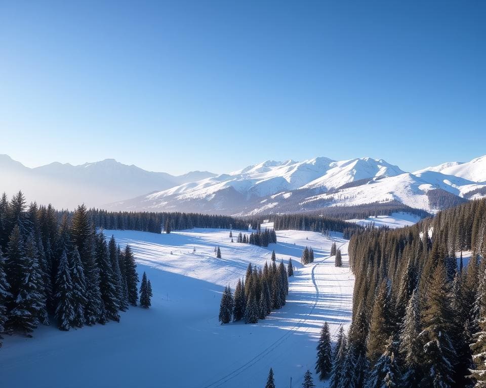 Langlaufgebiete in den Alpen