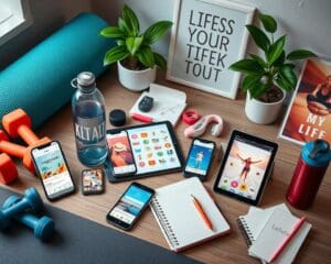 Lifestyle-Apps für Fitness und Produktivität testen