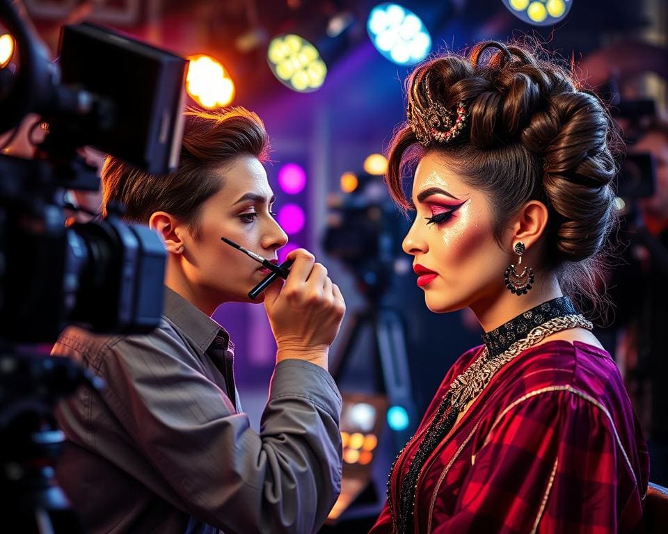 Make-up-Künstler für Filmsets: Charaktere durch Styling formen