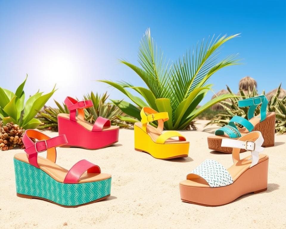 Plateau-Sandalen: Sommerliche Highlights im Schuhschrank