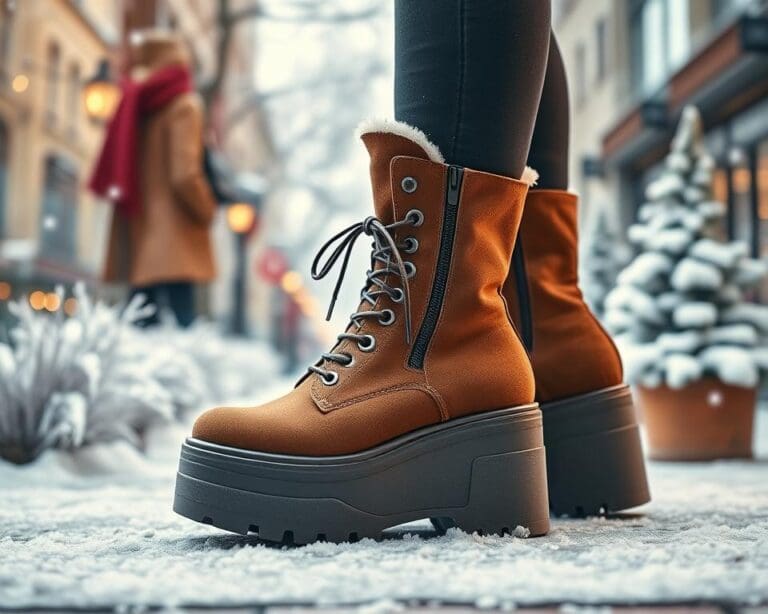 Plateau-Stiefel: Modische Höhepunkte im Winter