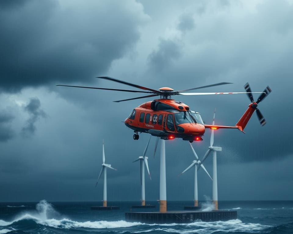 Rettungspilot für Offshore-Windparks: Einsätze unter extremen Bedingungen