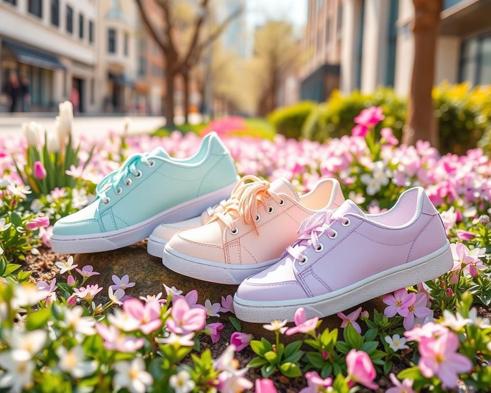 Sneaker in Pastell: Der Frühlings-Look 2024