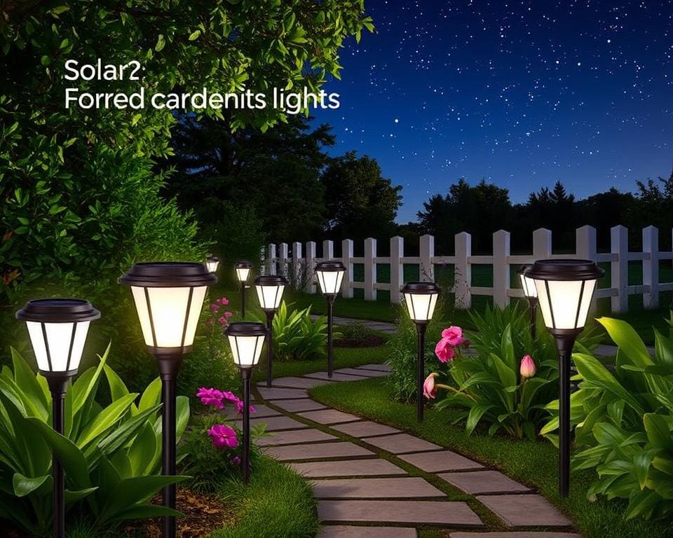 Solar Gartenleuchten für umweltfreundliche Gartenbeleuchtung