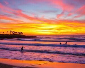 Surfen in Santa Cruz, Kalifornien