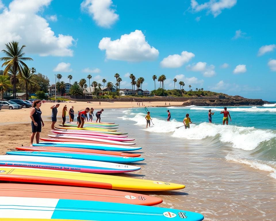 Surfschulen in Santa Cruz