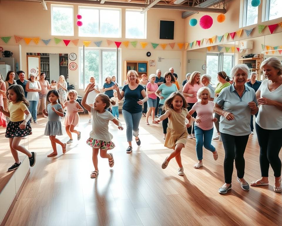 Tanzen lernen für Kinder und Senioren