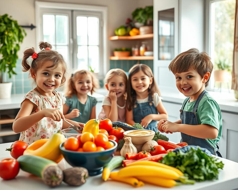 Tipps für gesundes Kochen mit Kindern