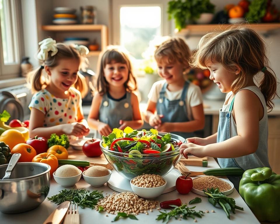 Tipps für gesundes Kochen mit Kindern