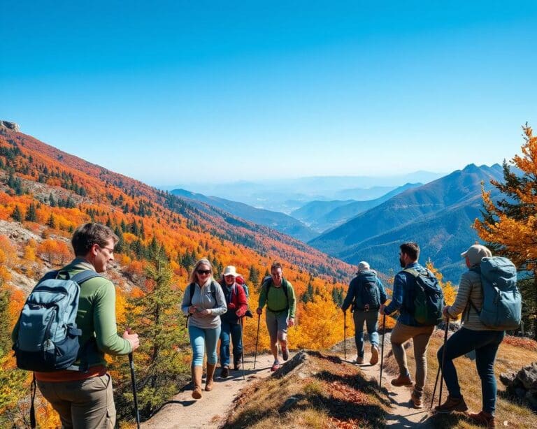 Warum Wandern in Gruppen motivierend ist