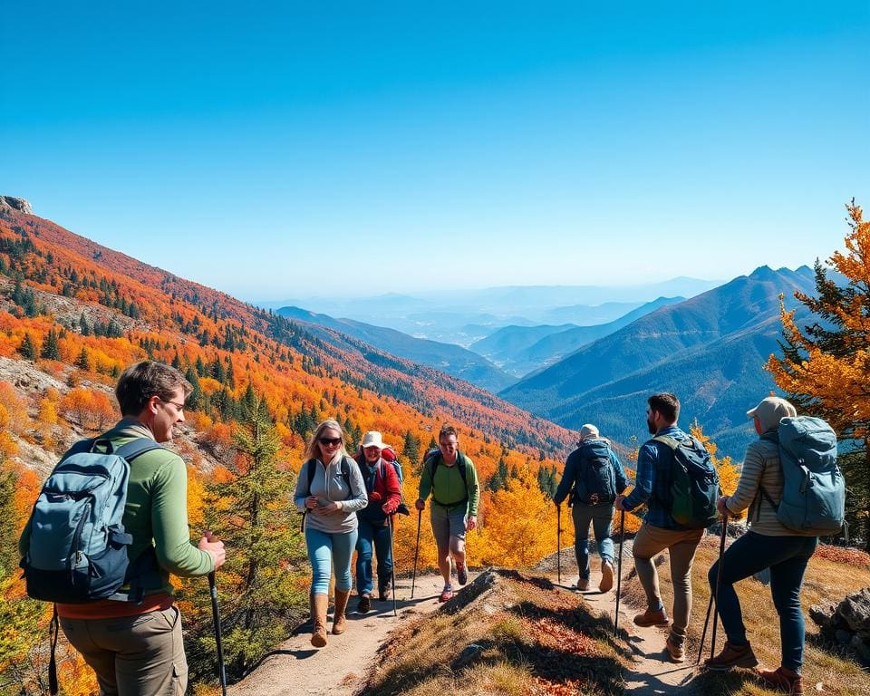 Warum Wandern in Gruppen motivierend ist