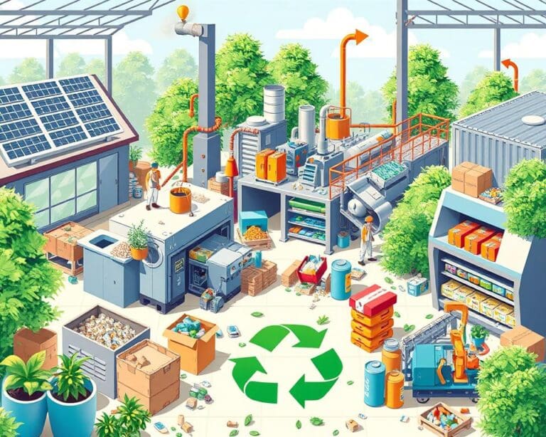 Wie beeinflusst Recycling die Konsumgüterproduktion?