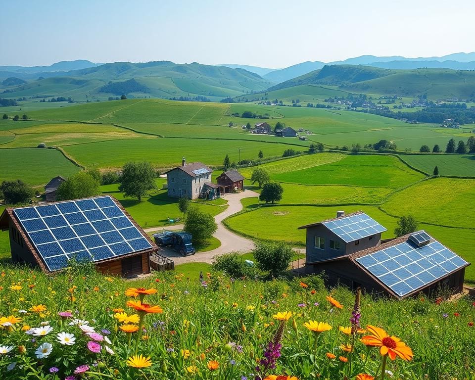 erneuerbare Energie für ländliche Gemeinden