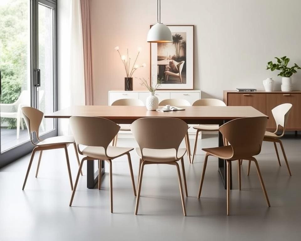 stílvolle Esszimmerstühle von Muuto im modernen Design