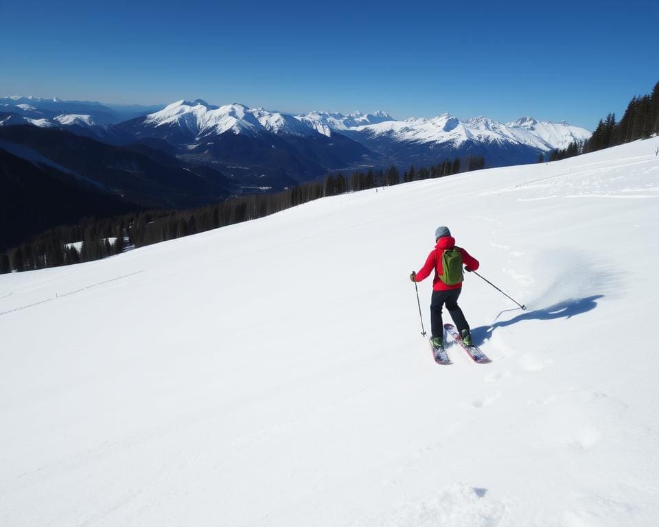 Anfänger Skifahren in Davos