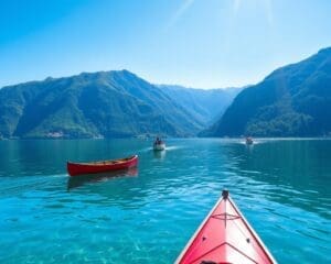 Annecy: Kanufahren auf dem kristallklaren See