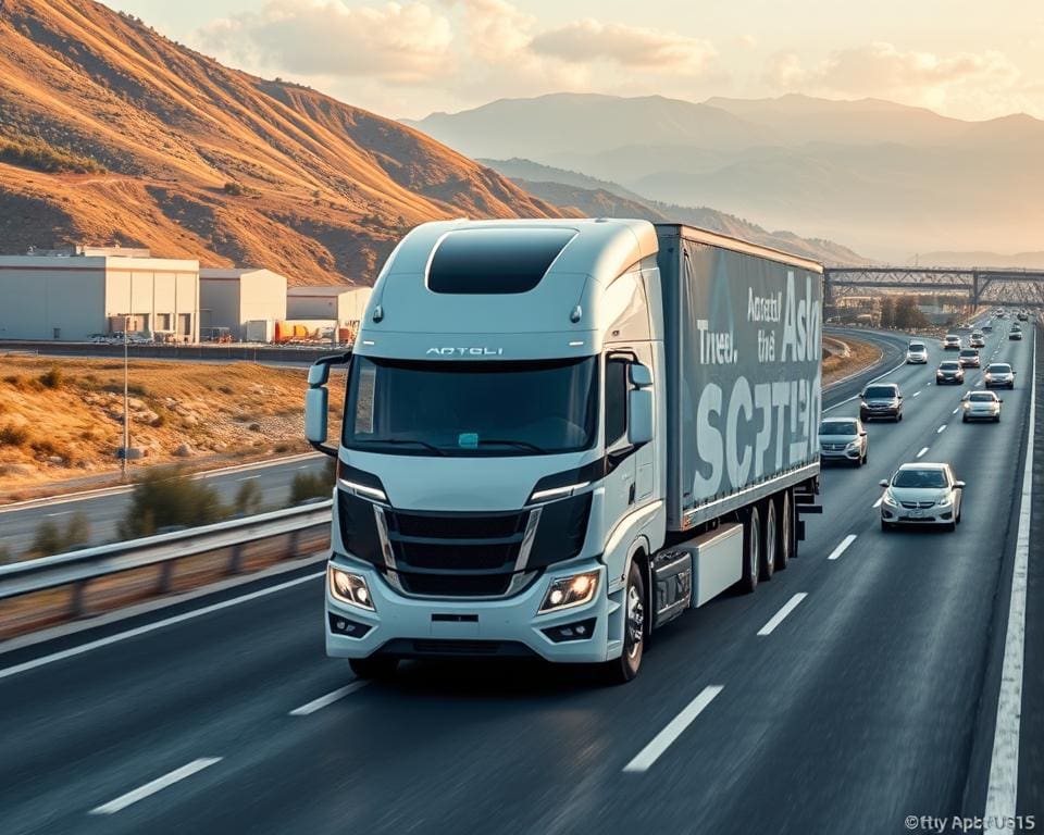 Autonome Lkw für effiziente Güterlogistik