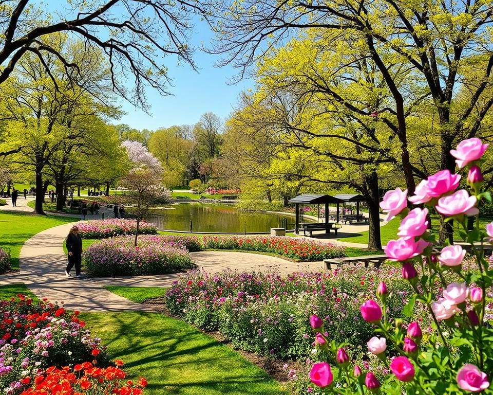 Die schönsten Parks für lange Spaziergänge im Frühling