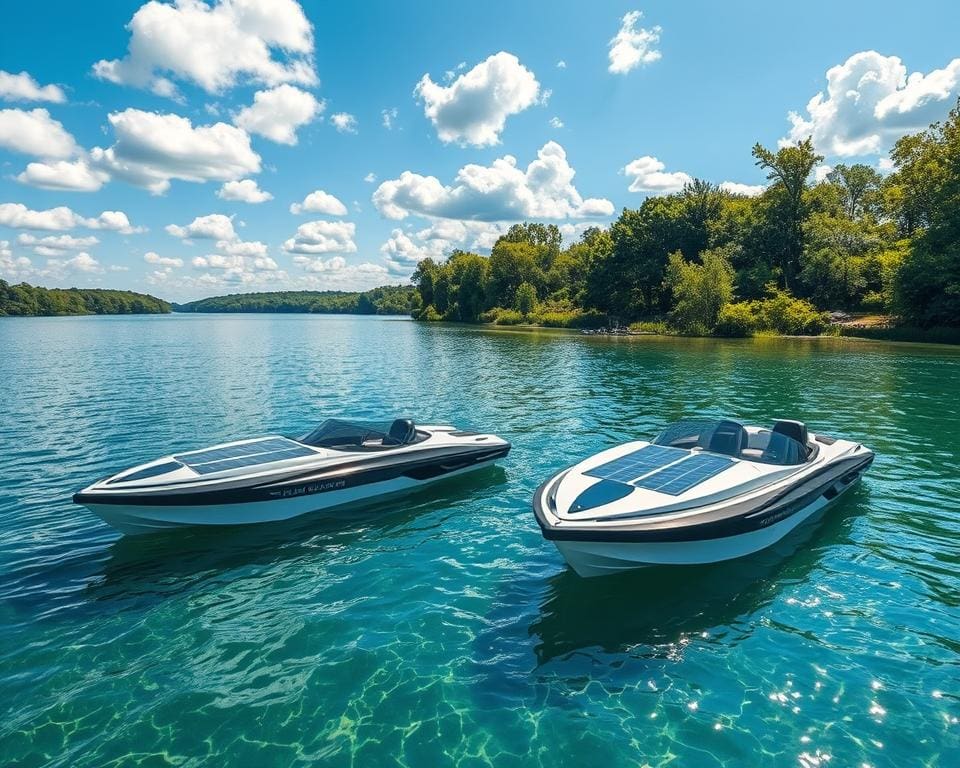 Elektrische Freizeitboote mit Solarantrieb