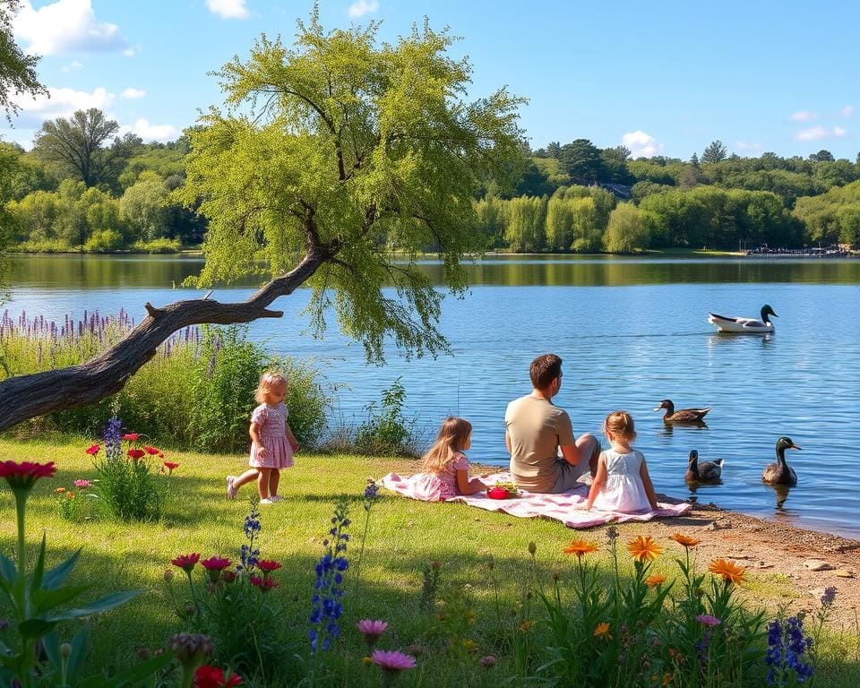 Familienausflüge am See