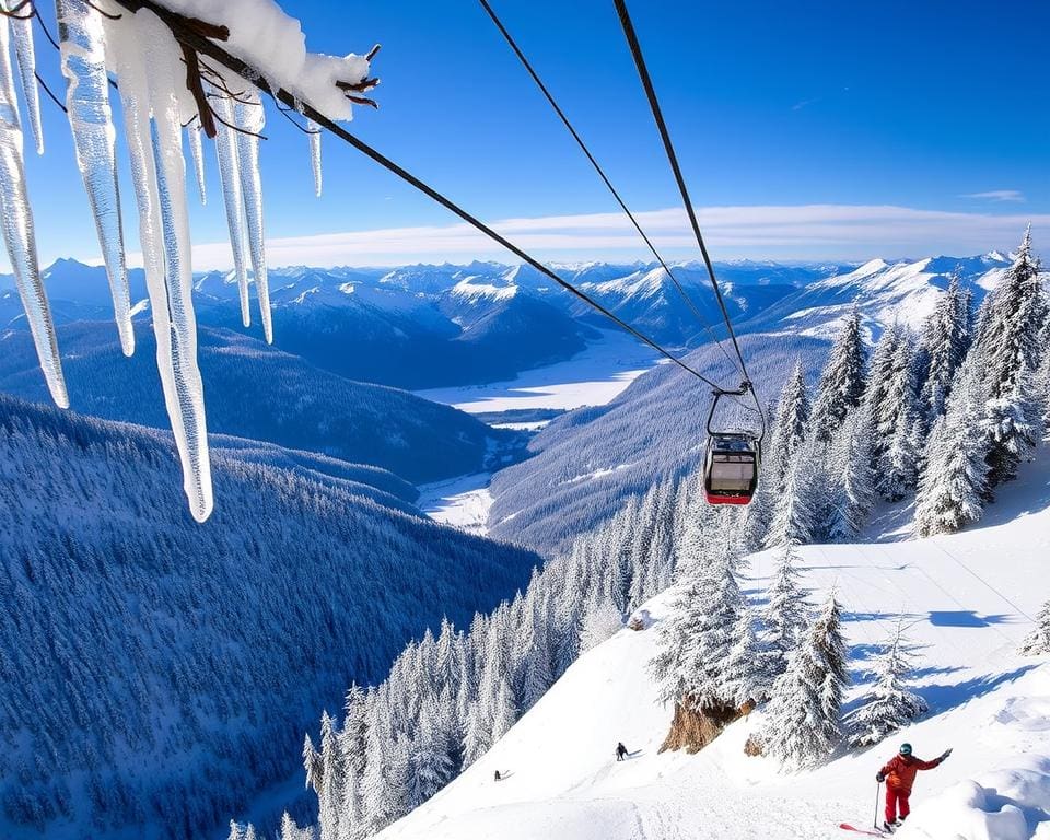 Hinterglemm: Winterlicher Zipline-Spaß