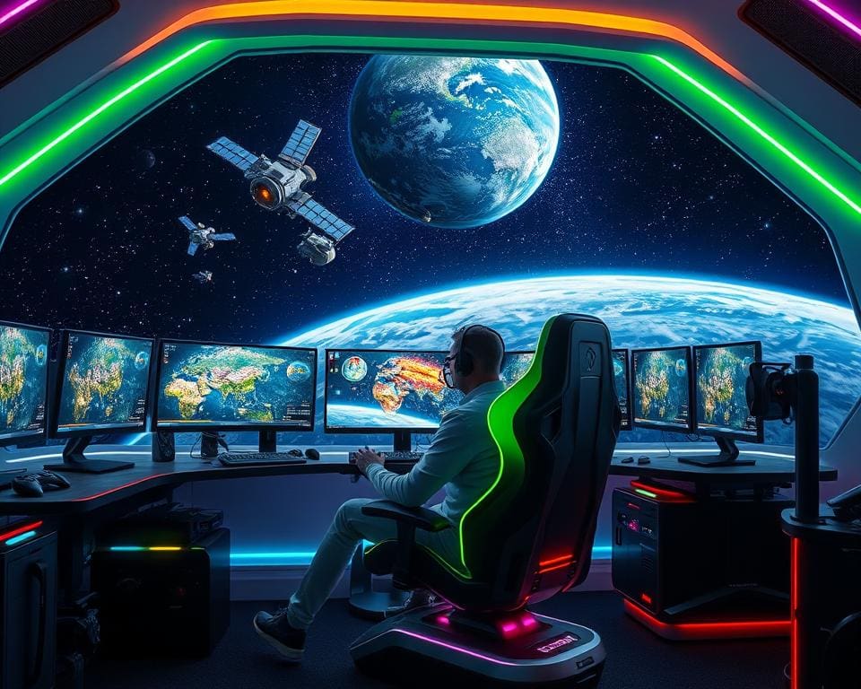 Satellitenkommunikation für Gamer weltweit