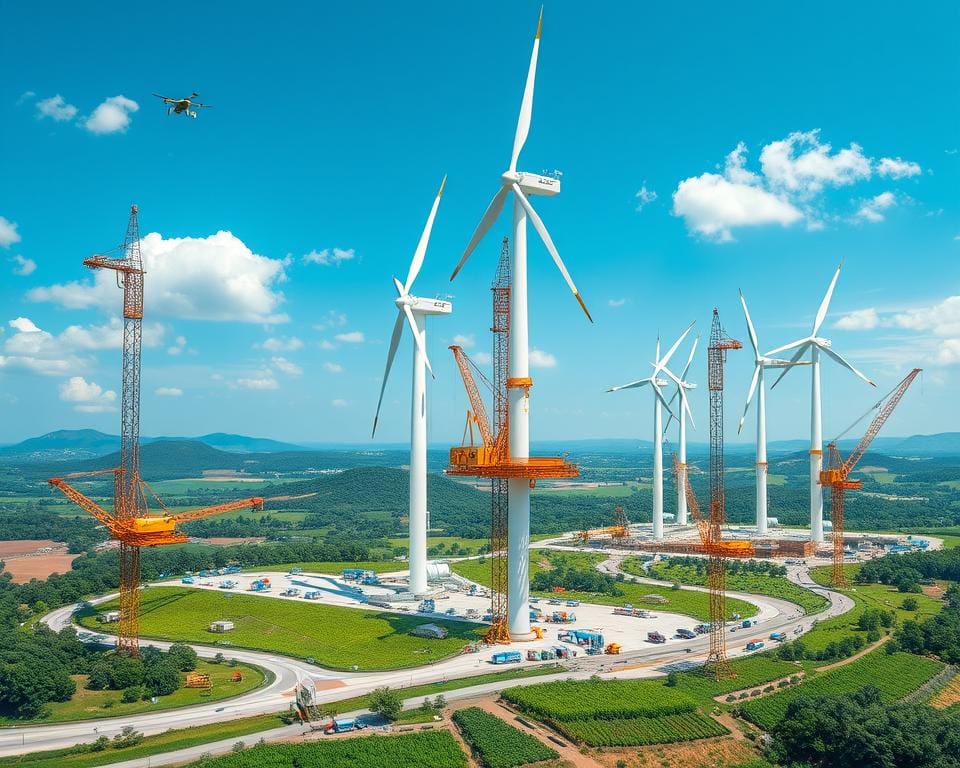 Welche Technologien revolutionieren den Bau von Windturbinen?