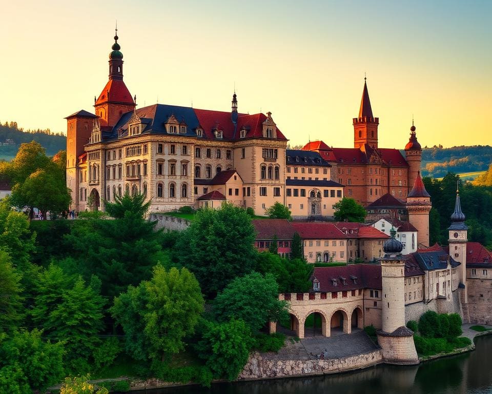 Burg Český Krumlov Architektur