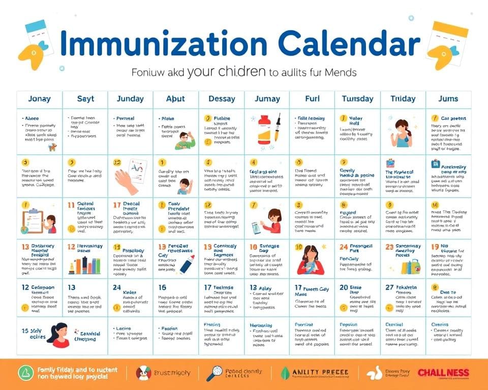 Impfkalender für Erwachsene und Kinder