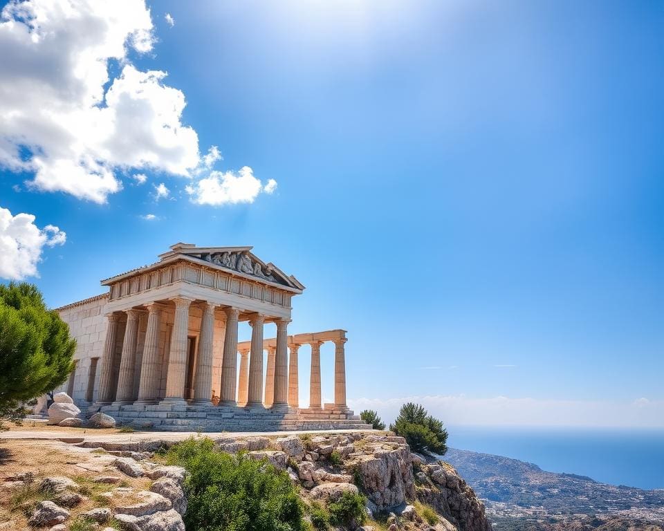 antike Tempel in Lindos