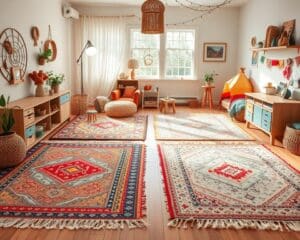 Teppiche im Boho-Stil für kreative Kinderzimmer