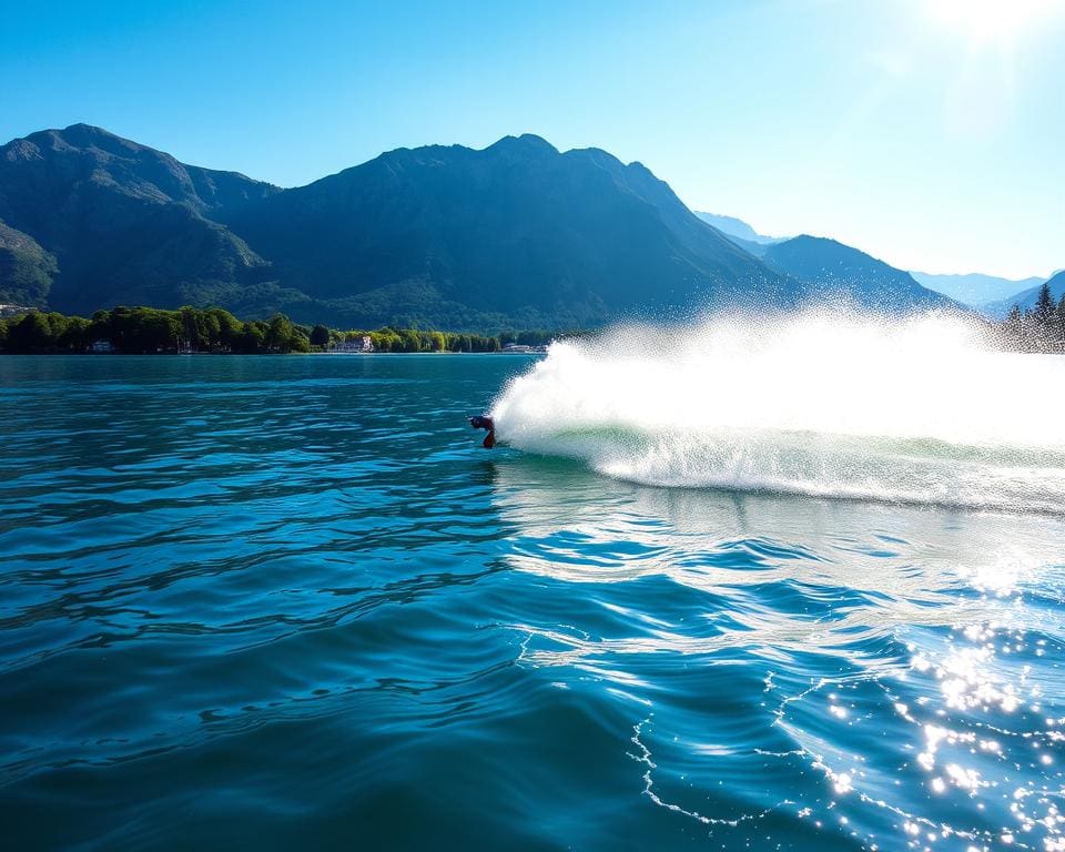 Wasserski am Annecy-See