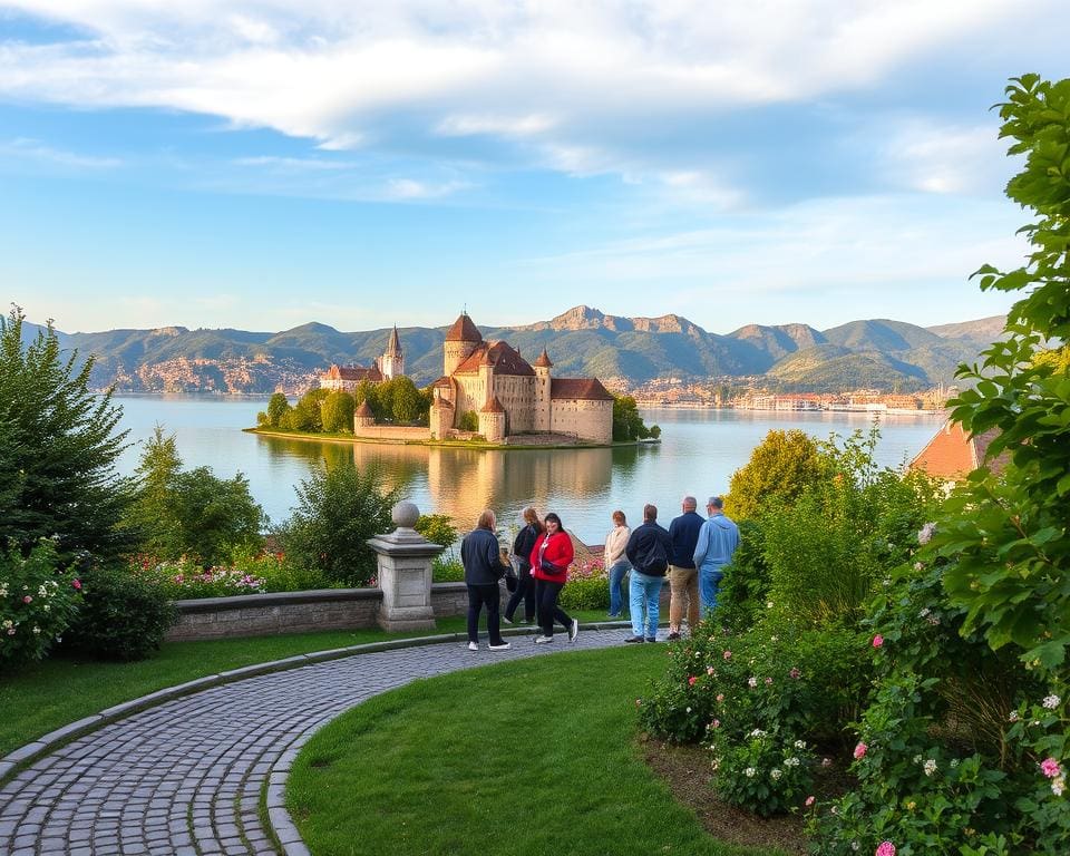 beste Aussicht auf den Bodensee in Meersburg