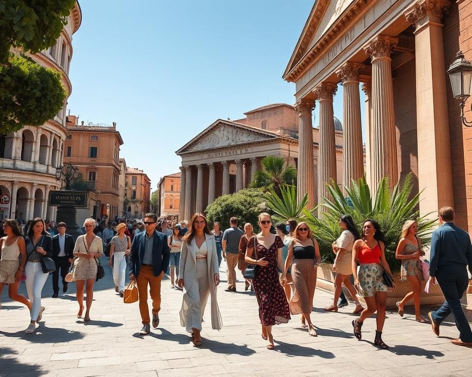 historische Stätten Rom und Modetrends in Rom