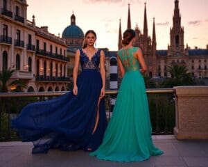 Abendmode aus Barcelona: Stil und Leidenschaft