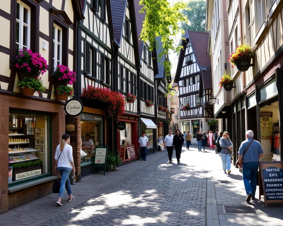 Einkaufen in der Altstadt von Bad Münstereifel