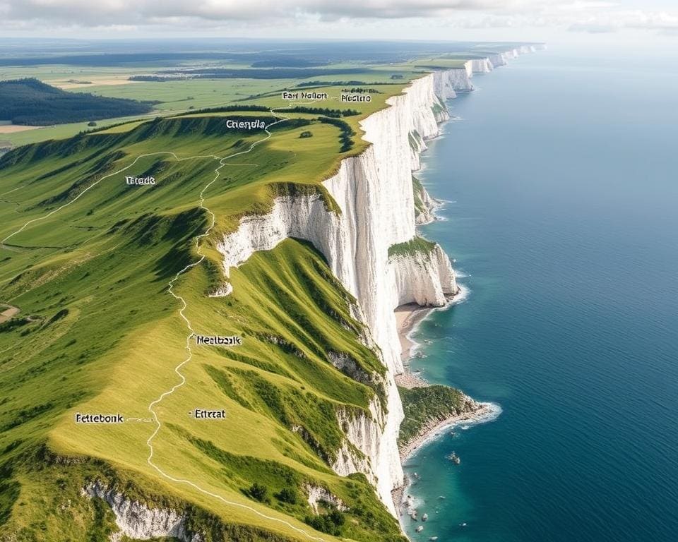 Wanderkarten von Étretat